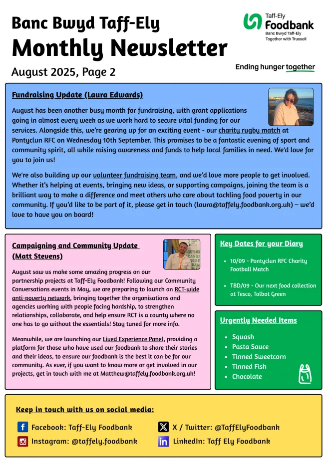 Newsletter page two
