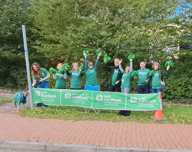 Cardiff Half 2026 cheer squad