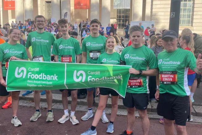 Runners for Cardiff Half Marathon