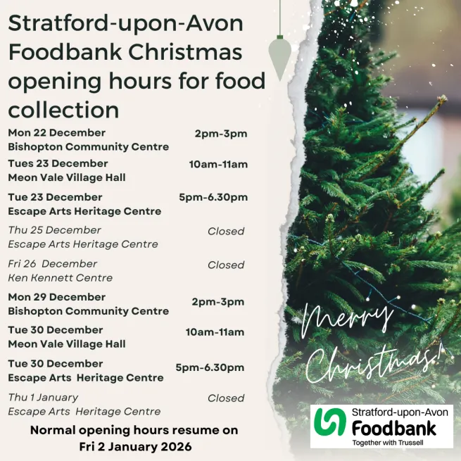 Christmas opening hours image 2025