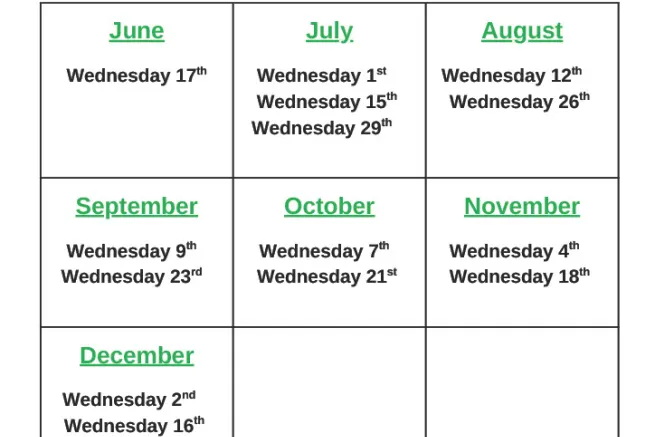 Markyate dates