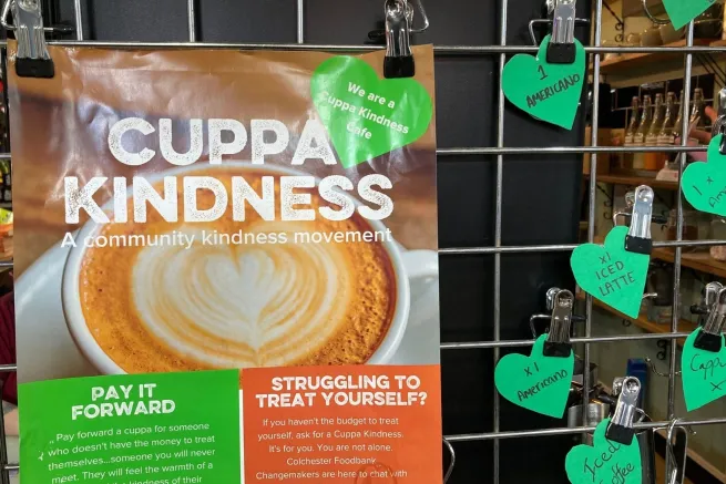 Poster of a cup of coffee