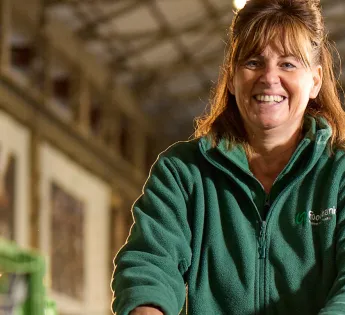 Volunteer with Cardiff Foodbank