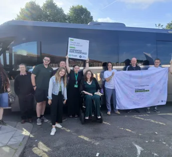 Taff, Ponty, and Cardiff Foodbanks visiting Parliament