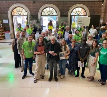 Group of food bank campaigners at lobby day