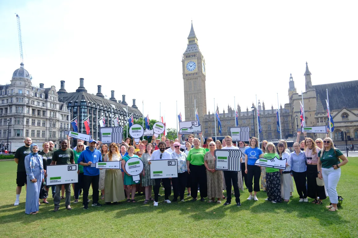 Trussell at Parliament Square