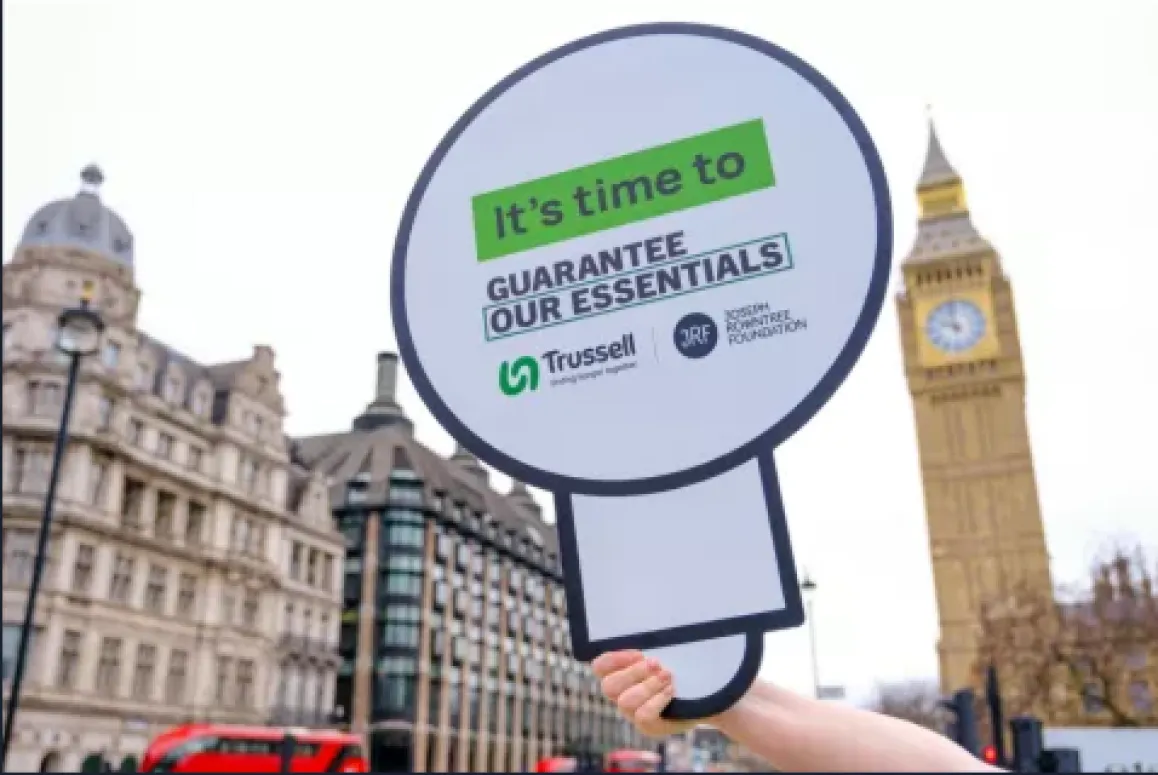 Guarantee our Essentials Sign