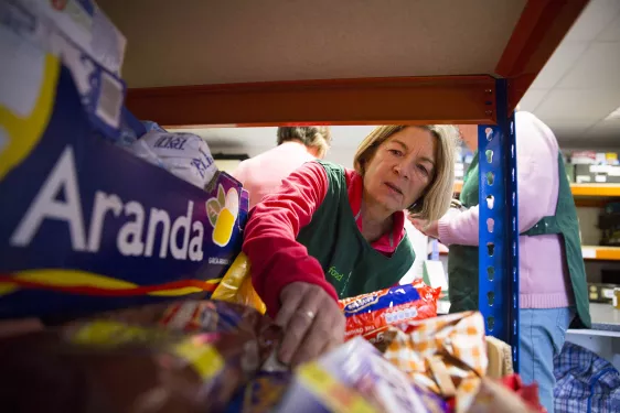 Warehouse volunteer