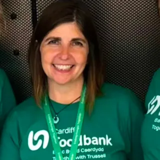 Annie Hillman, Fundraising Officer for Cardiff Foodbank