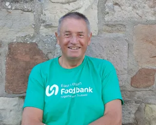 Picture of our Foodbank van driver