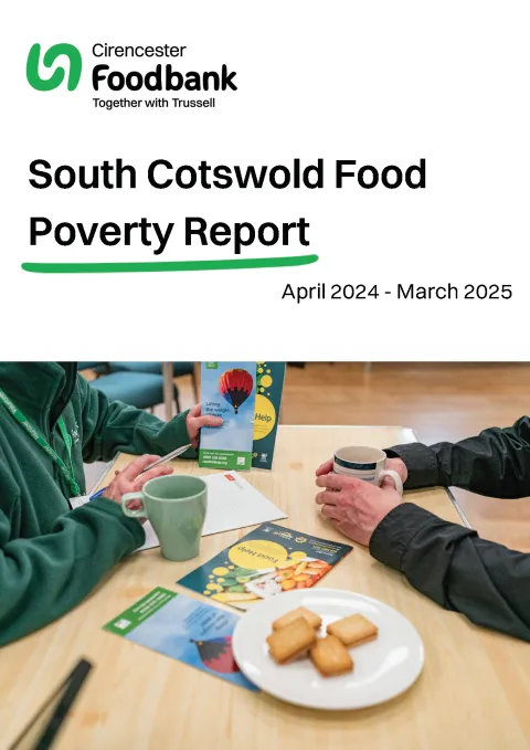 Cover of the 2025 Food Poverty Report