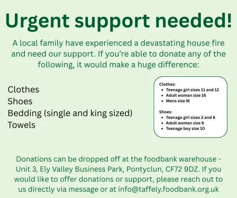 Urgent support needed