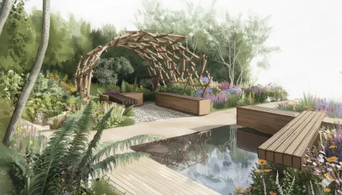 Artist's impression of Trussell's Together Garden
