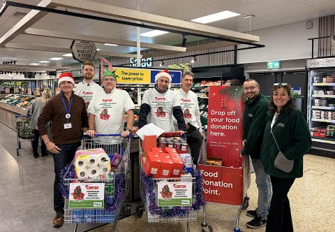 A company doing supermarket sweep